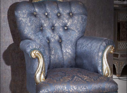 A fabulous classic sky-blue armchair for your living room